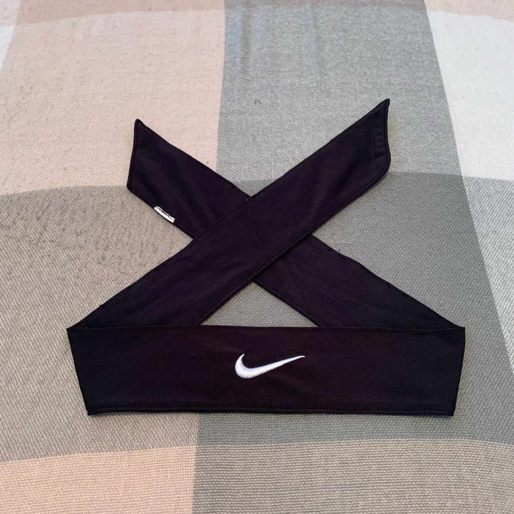 Black Nike Tie Headband